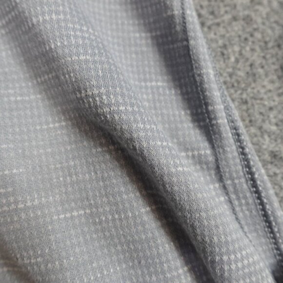 Tommy Bahama Pullover Shirt L Gray Long Sleeve 1/4 Zip Poly Cotton Reversible - Picture 5 of 12